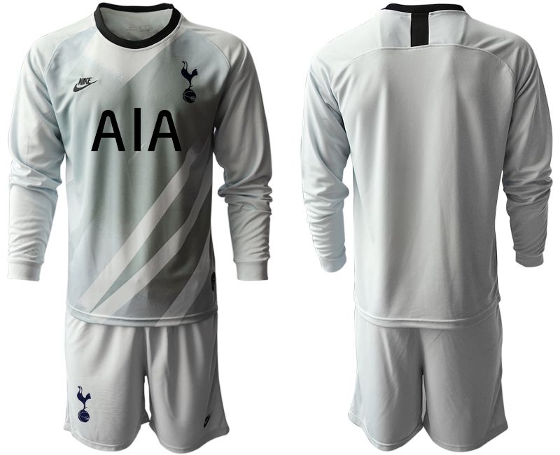 Men 2019-2020 club Tottenham Hotspur gray long sleeve goalkeeper Soccer Jerseys